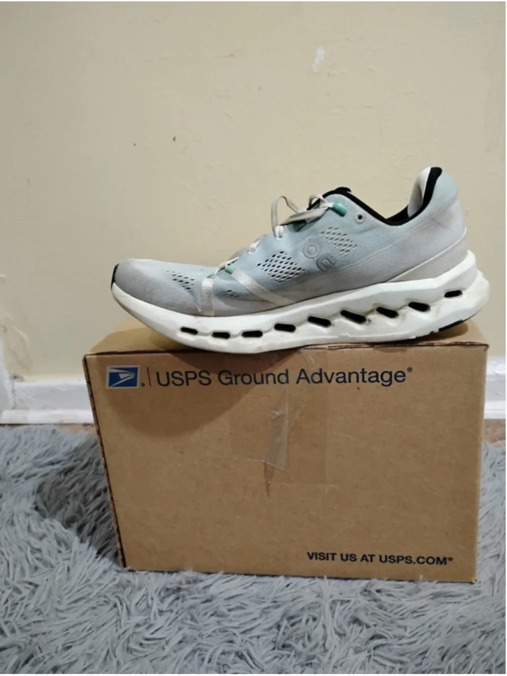 On Cloudsurfer Women's Size 10 Mineral Aloe Athletic Running Shoes 3WD10442078